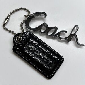 Coach Poppy Script Hang Tag Set EUC